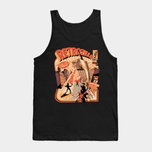 Retro Phonezilla - Black Tank Top